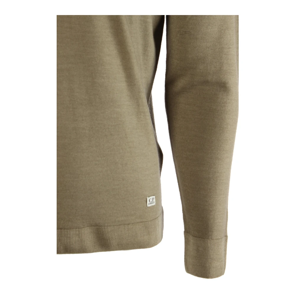 C.P. Company Zand Wollen Trui voor Heren Beige Heren