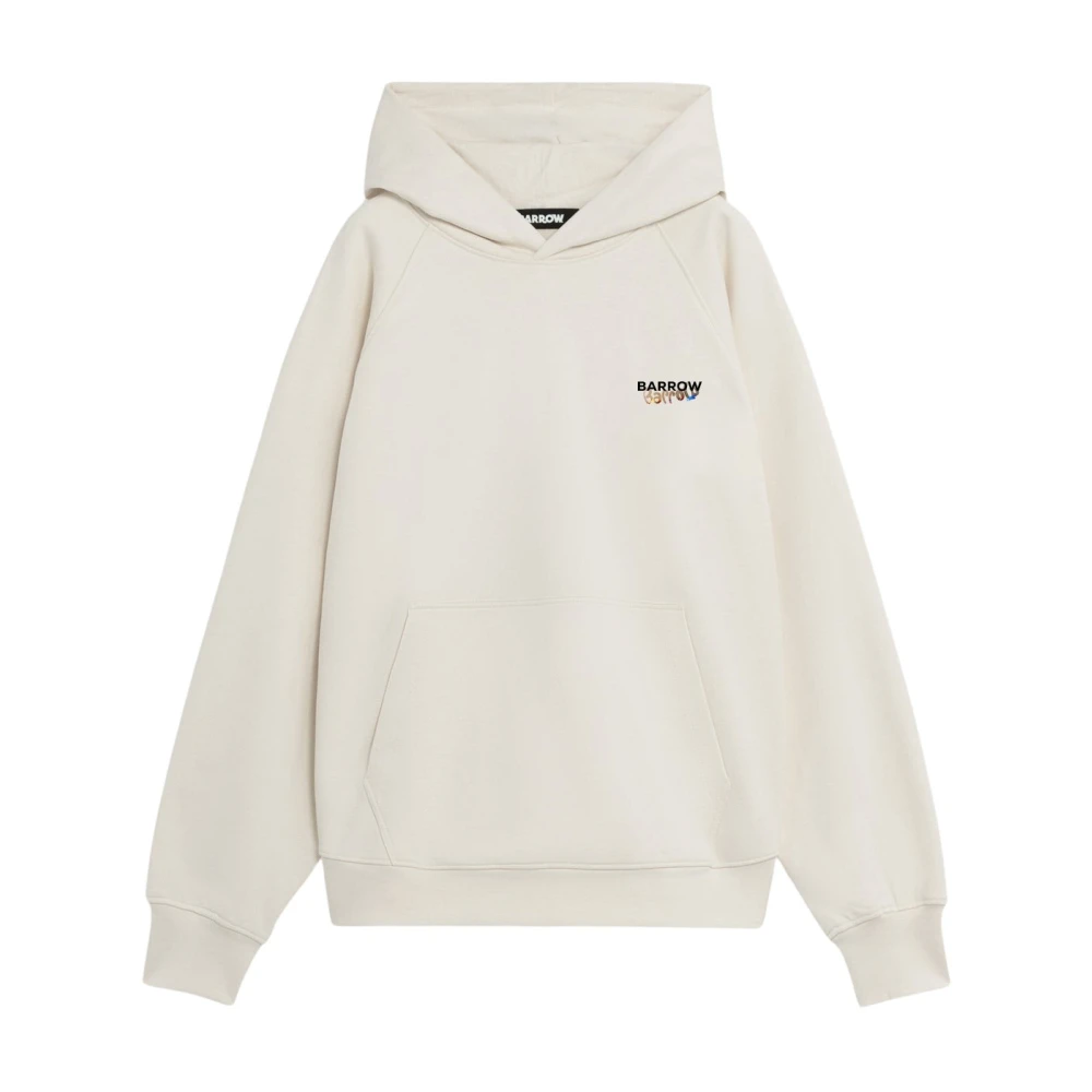 Barrow White Hoodie - Unisex - Hoodies - M - Sweatshirts & Hoodies