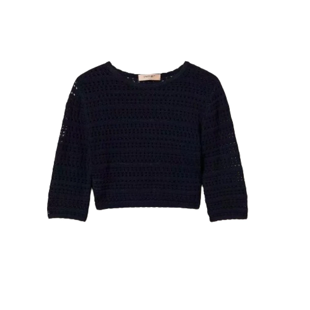 Twinset Blauwe Sweater Set Blue Dames