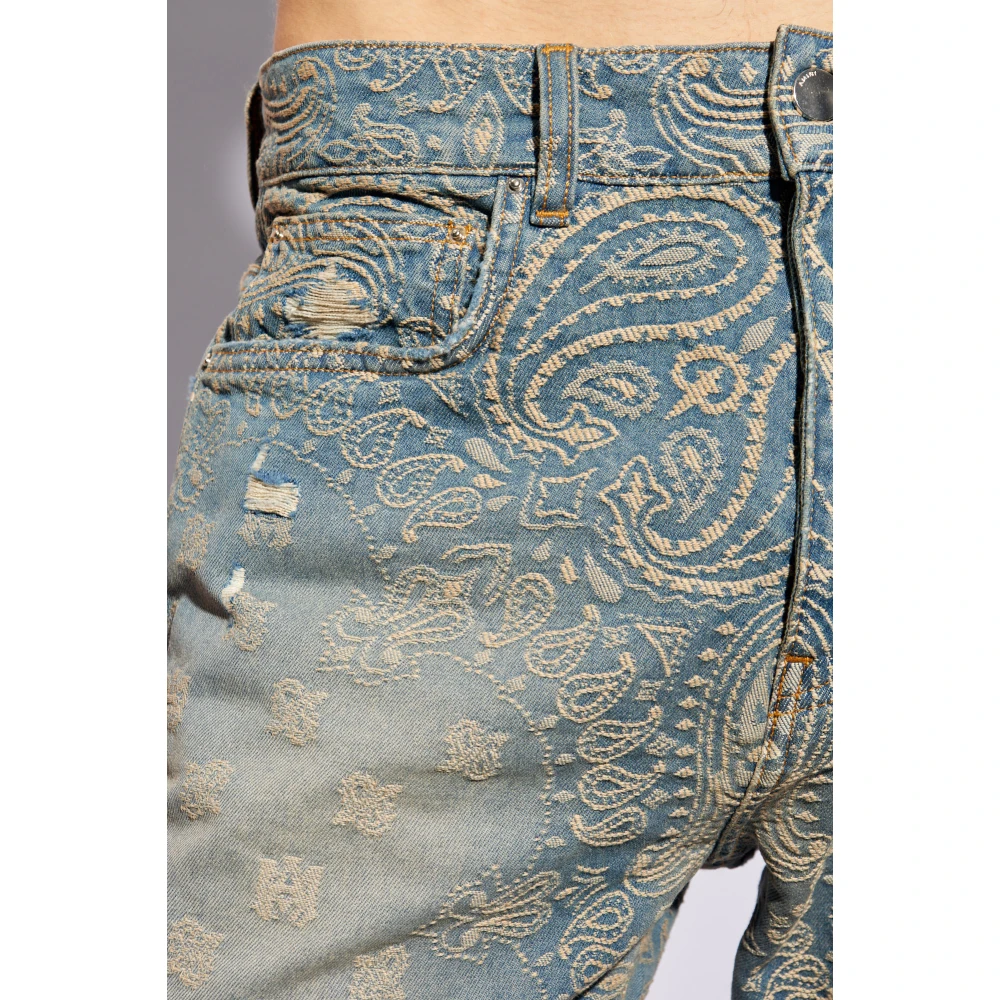 Amiri Geprinte jeans Blue Heren
