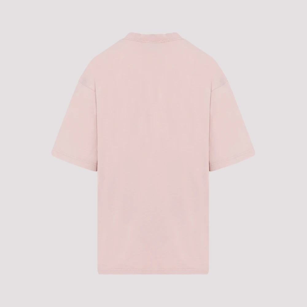 Balenciaga Roze & Paarse Distressed Katoenen T-shirt Pink Dames