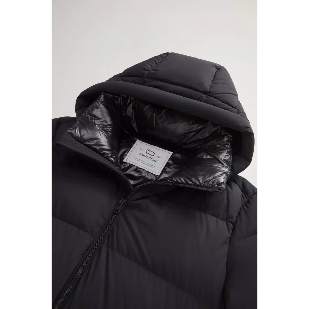Woolrich Black Down Jacket Sierra Supreme Black Heren