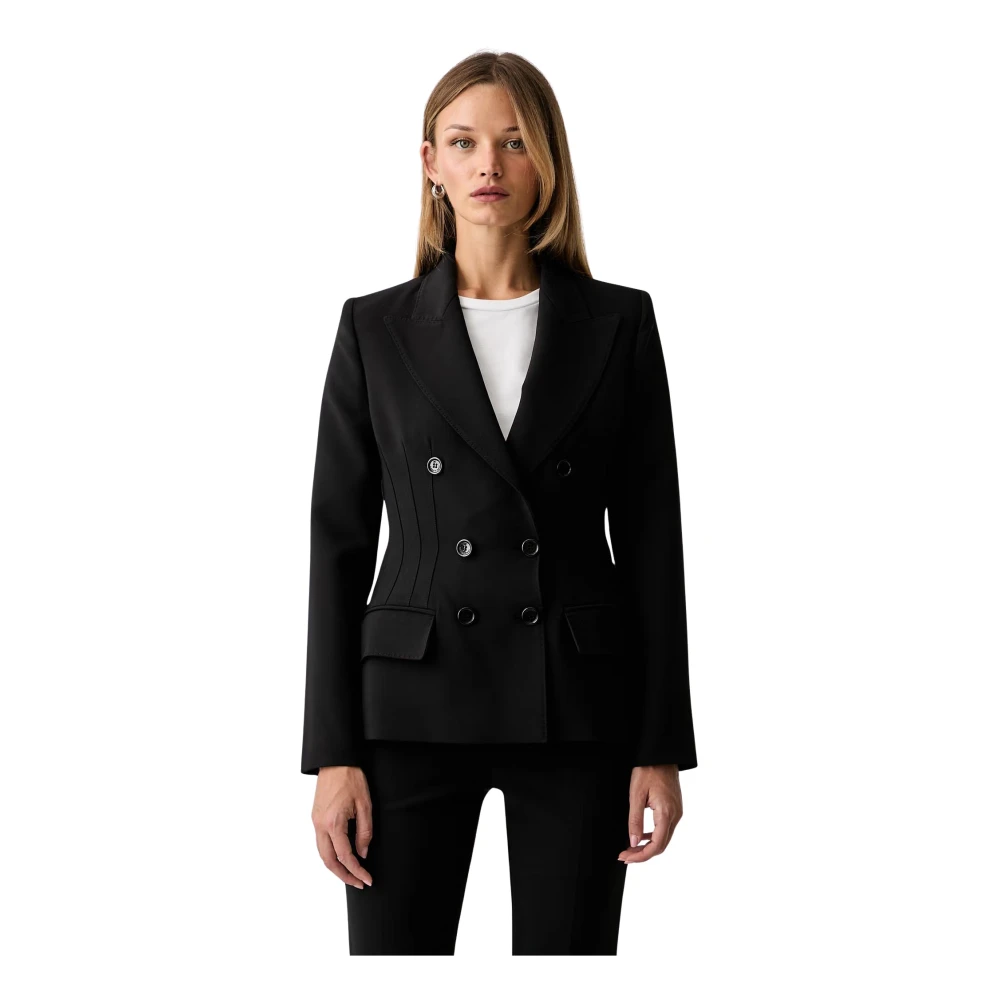 Elisabetta Franchi , Damen, Jacken, Schwarzk, S - Bild 3