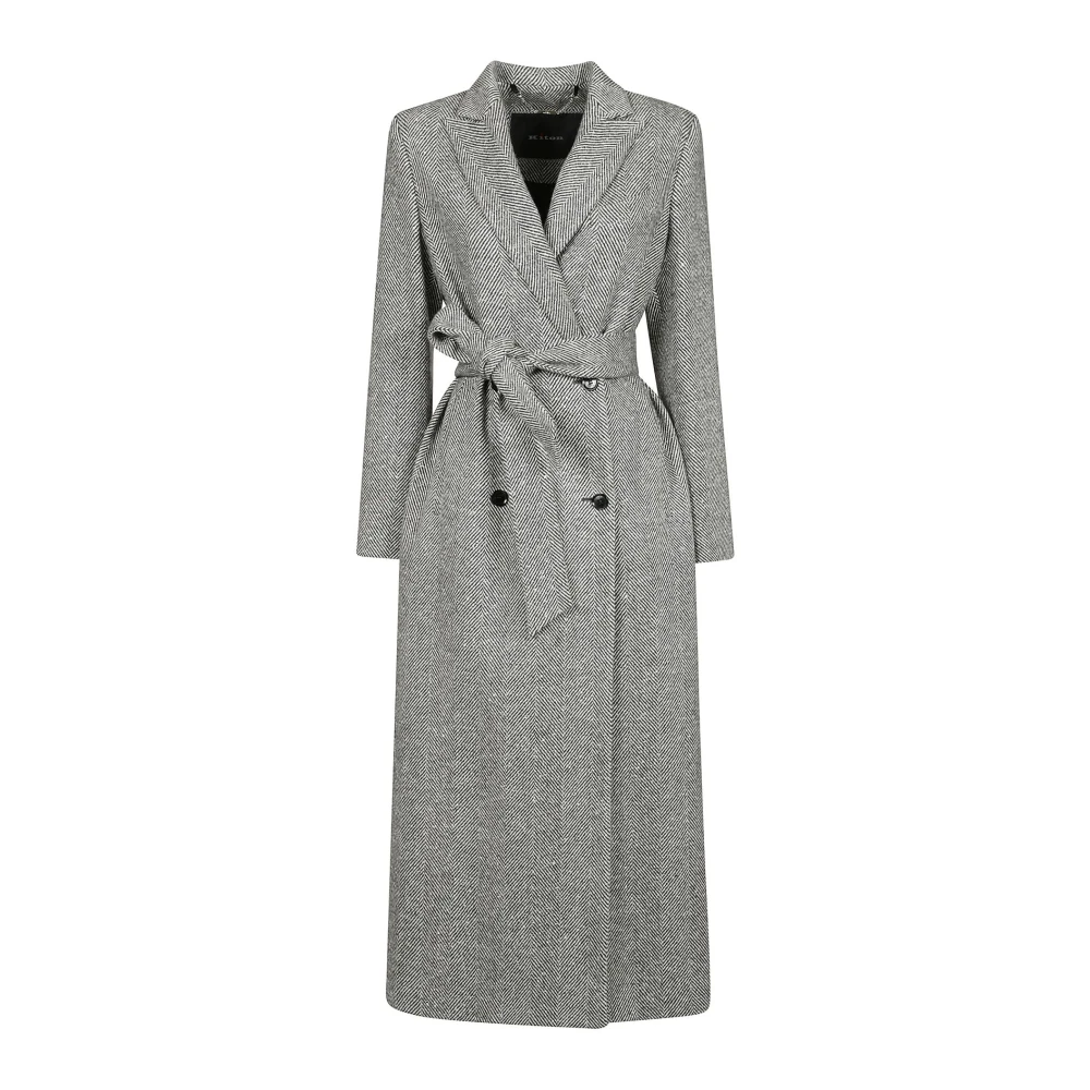 Kiton Stijlvolle Dames Wollen Jas Gray Dames