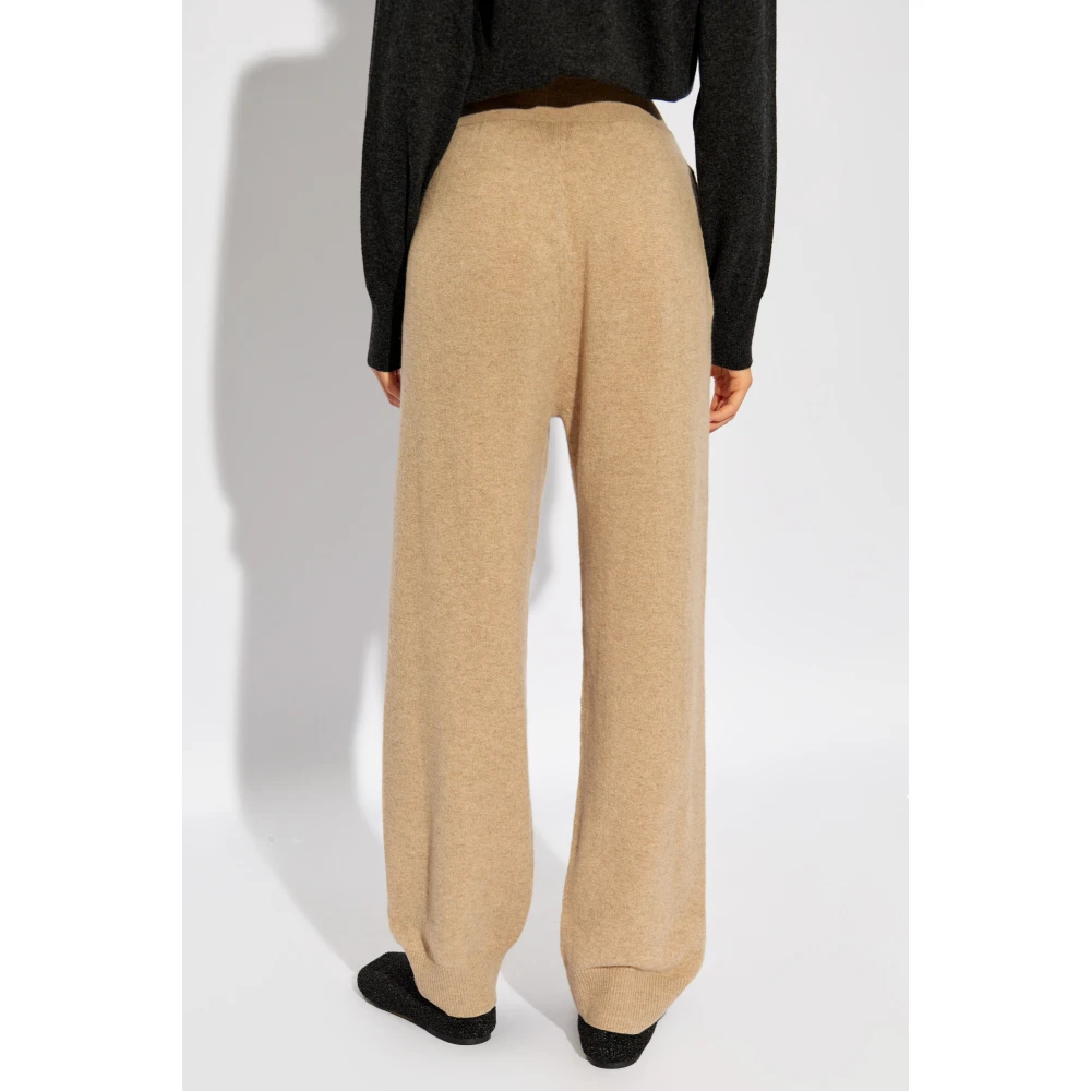 Stella Mccartney Elastische taille broek Beige Dames