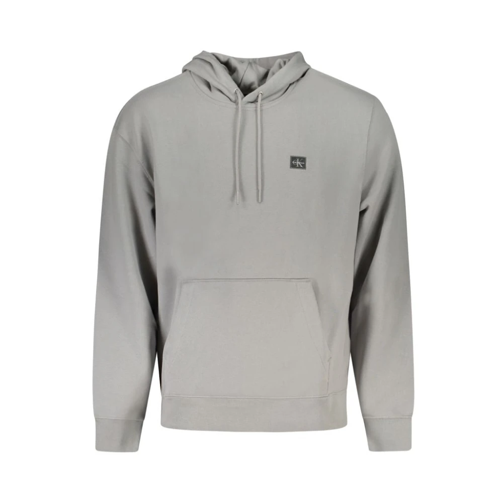Calvin Klein Men's Gray Hoodies, 2XL, Jumper Hoodie