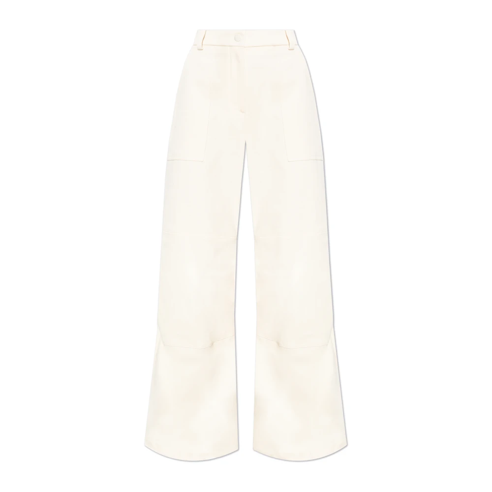 Moncler Wijde broek Beige Dames