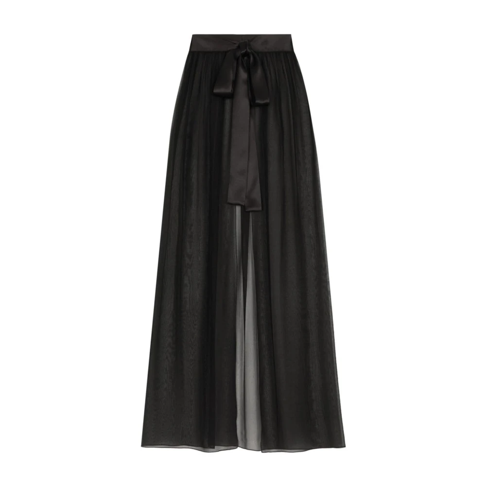 Dolce & Gabbana Women's Black Maxi Skirts,, Skirts For Small