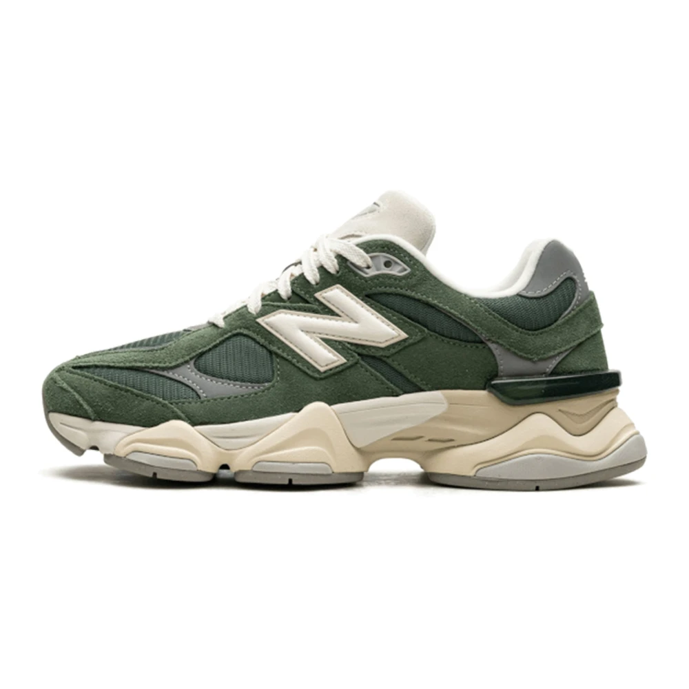New Balance Men's Green Suede Trainers Stylish Comfort