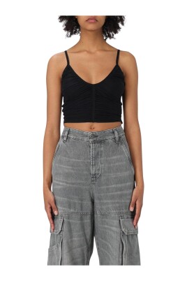 black-v-neck-cami-top