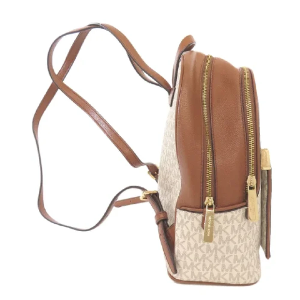 Michael Kors Pre-owned Plastic backpacks Brown Dames