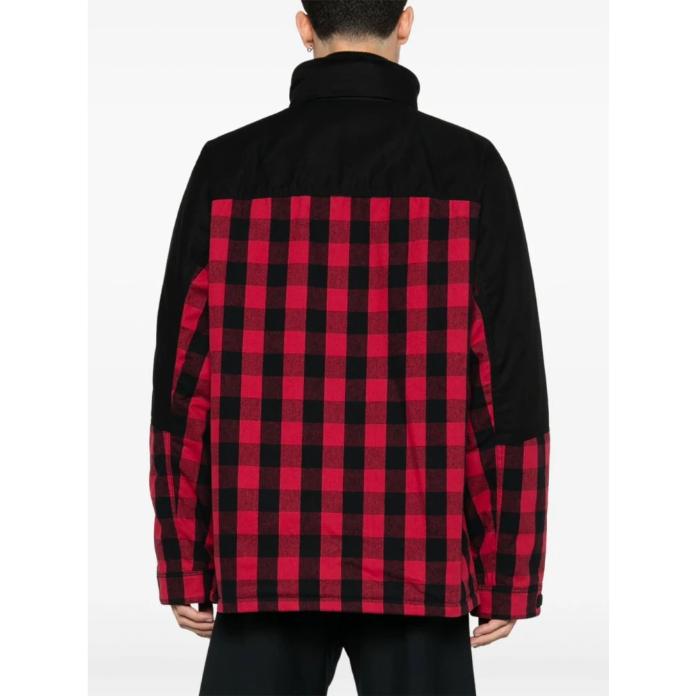 Junya Watanabe Zwarte Jassen voor Mannen Multicolor Heren