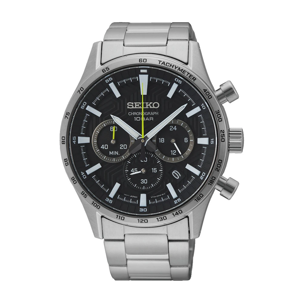 Seiko - Chrono Watch - Accessories - Herren - Grau - One Size - Bild 4