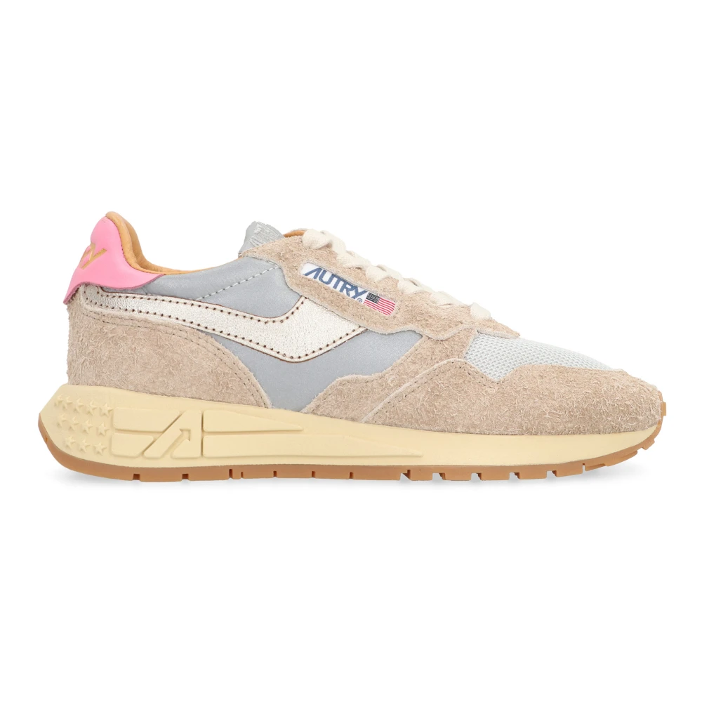 Autry Women's Multicolor Low-Top Trainers With Leather Insert - Sneakers - 3 Uk - Shoes