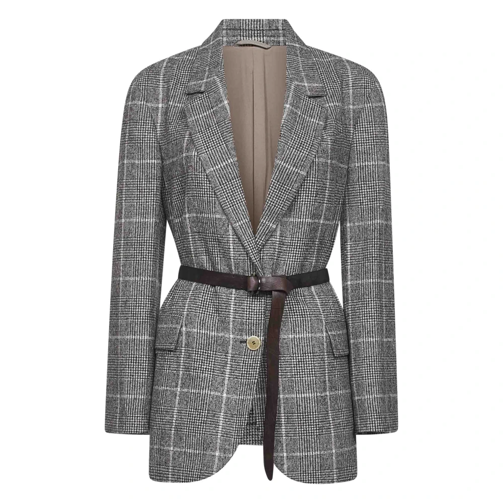 Jackets > Blazers - - Brunello Cucinelli - Modalova