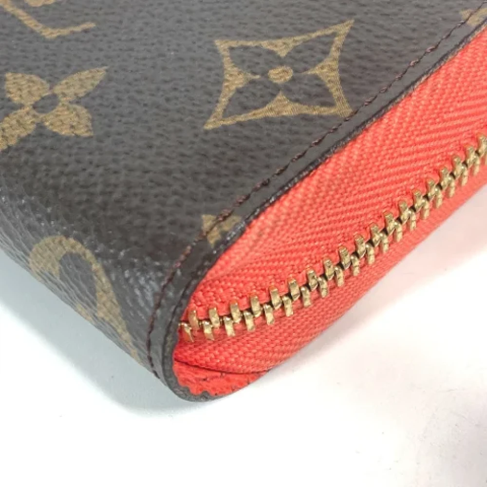 Louis Vuitton Vintage Pre-owned Cotton wallets Brown Dames