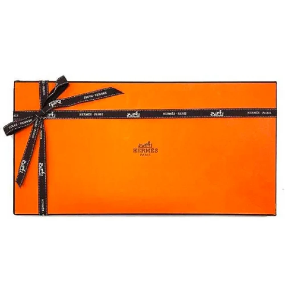 Hermès Vintage Pre-owned Cotton scarves Gray Dames