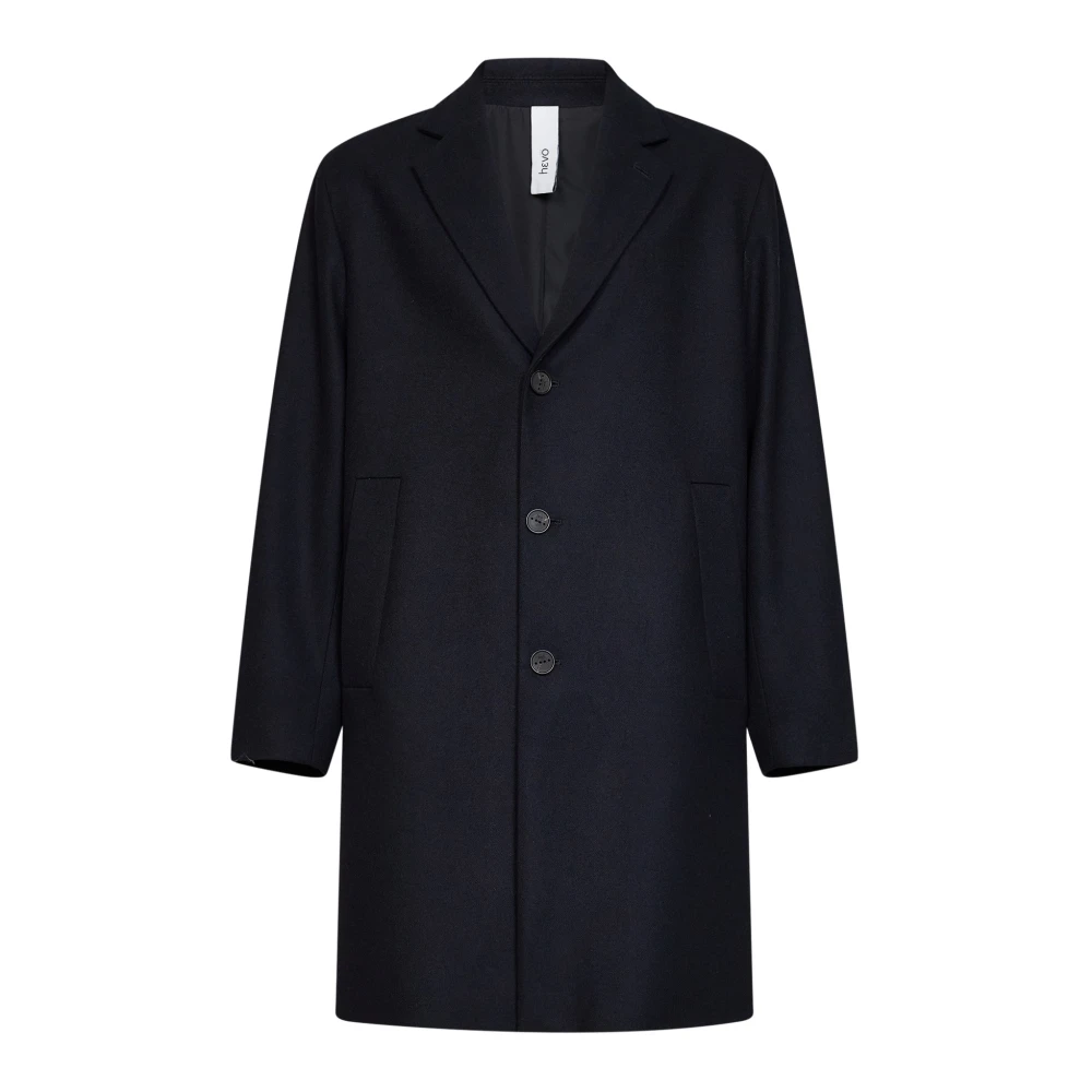 Hevo Cassano Coat - Male - Single-Breasted Coats - Blue - 2XL - Coats