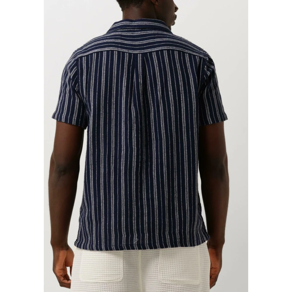 Anerkjendt Heren Dobby Shirt Blue Heren