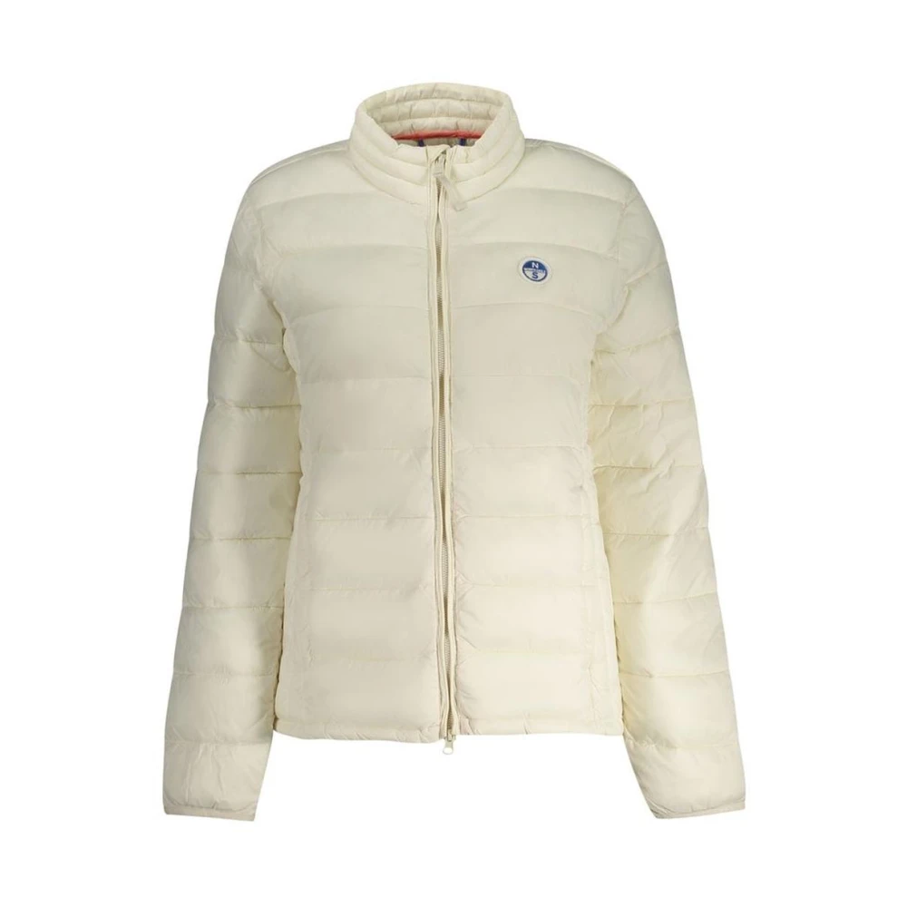North Sails Women's White Long Sleeve Jacket With External Pockets - Winter Jackets - Xl- Jackets