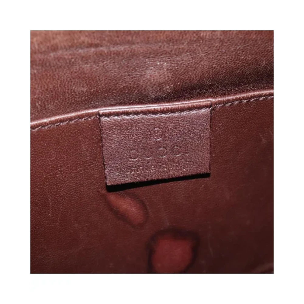 Gucci Vintage Pre-owned Suede gucci-bags Brown Dames