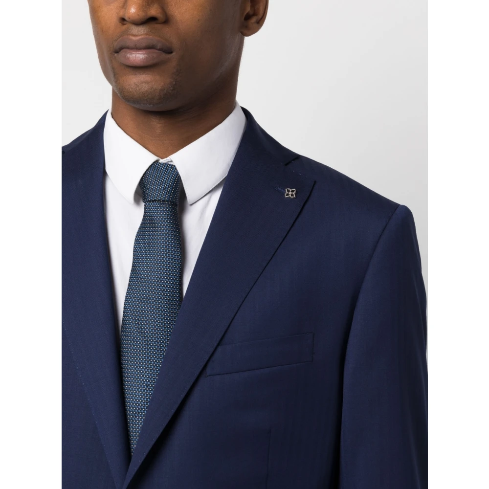 Tagliatore Blauw Ss23 Herenpak Blue Heren