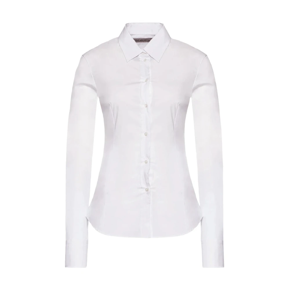 Trussardi Lange mouwen overhemd White Dames