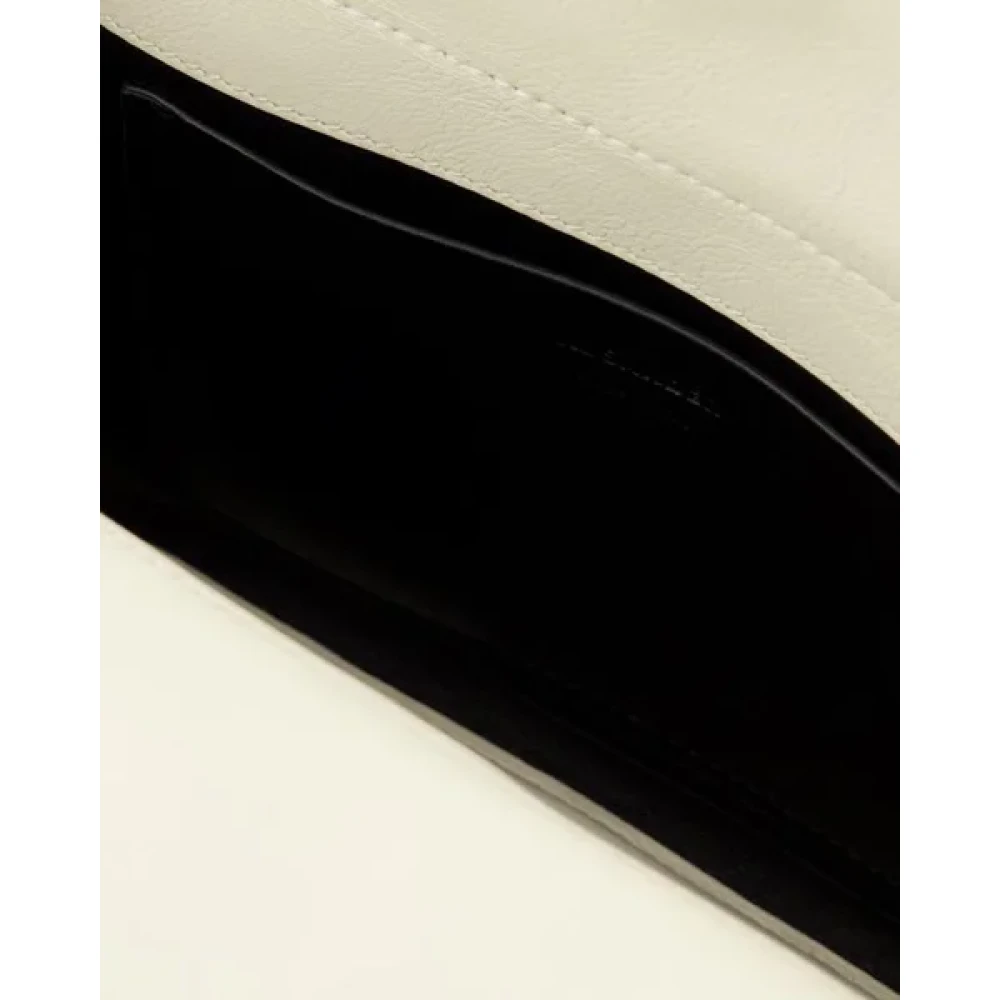 Jil Sander Pre-owned Leather shoulder-bags Beige Dames