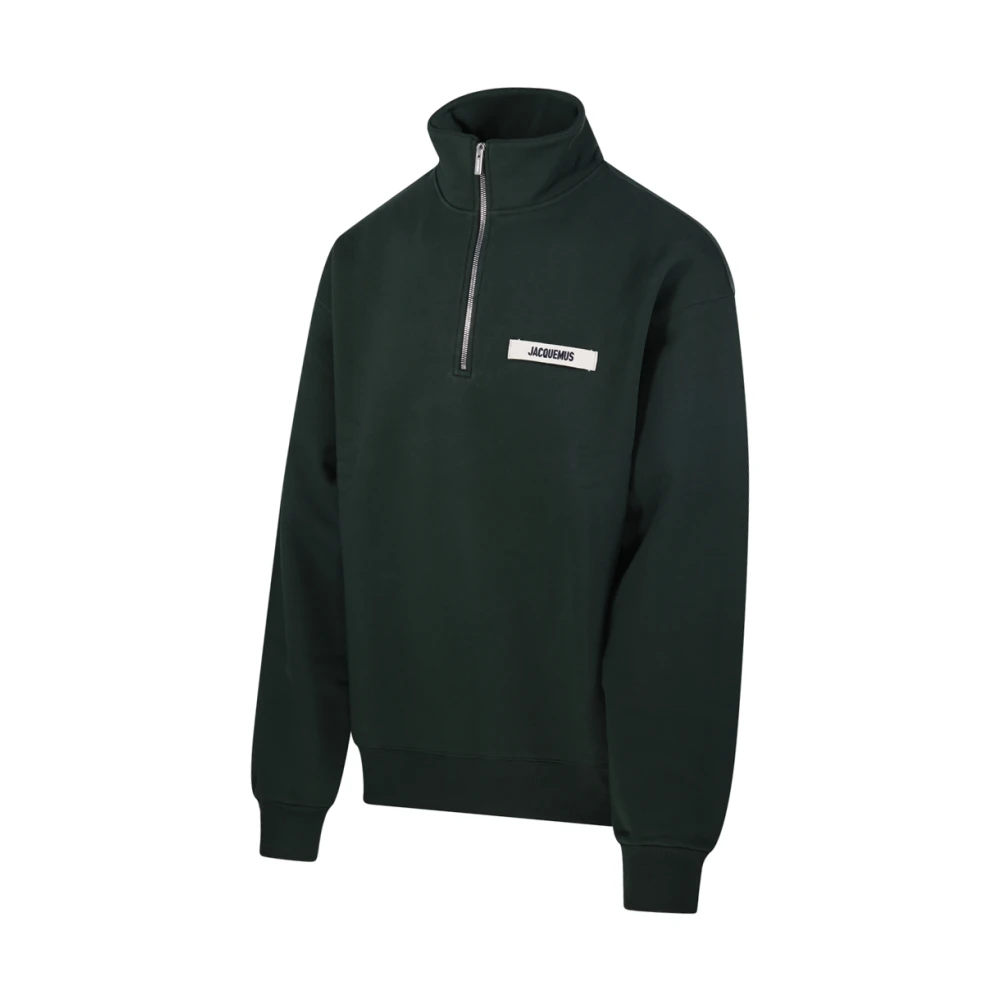 Jacquemus Gros Grain Sweatshirt in Donkergroen Green Heren