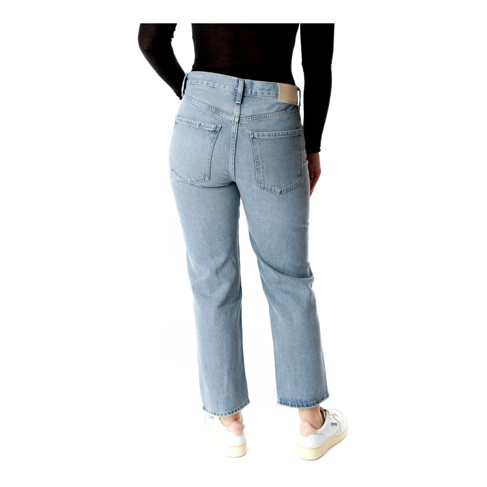 Citizens of Humanity Hoge taille relaxte fit jeans Blue Dames