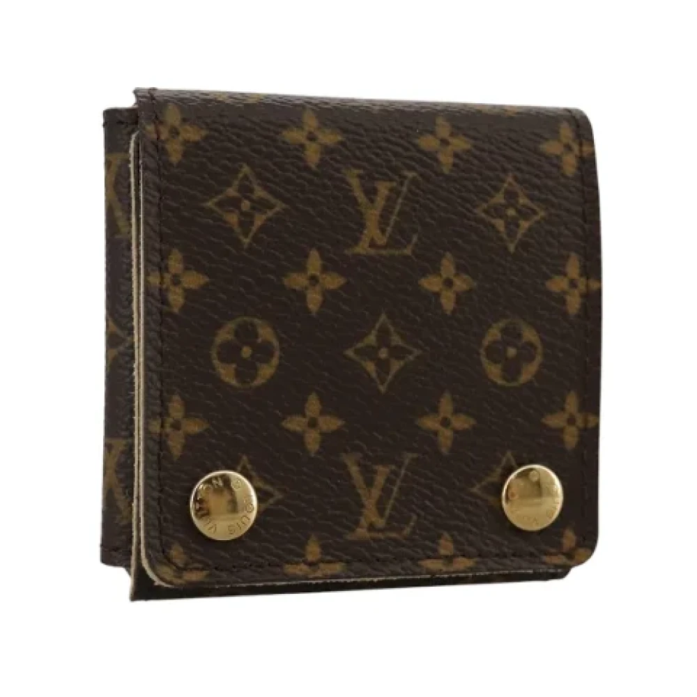 Louis Vuitton Vintage Pre-owned Canvas wallets Brown Dames