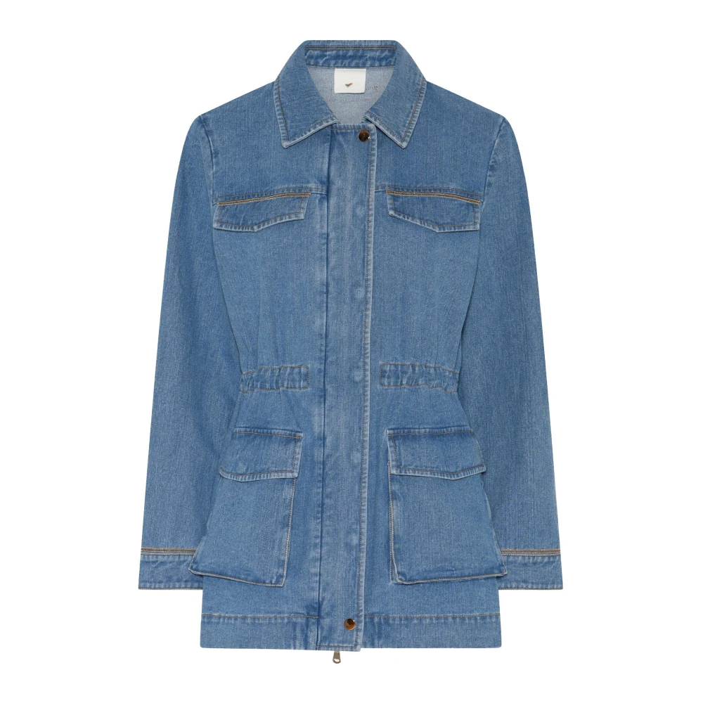 Heartmade Blue Denim Jackets, Female, Xs, Denim Jackets