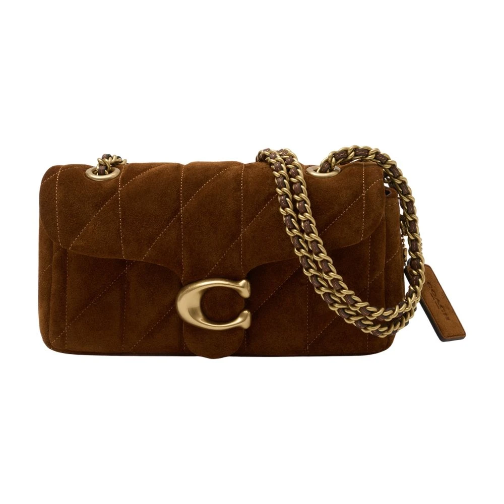 Coach Women's Brown Shoulder Bags, One Size, Tabby 20 Shoulder Bag With Quilting