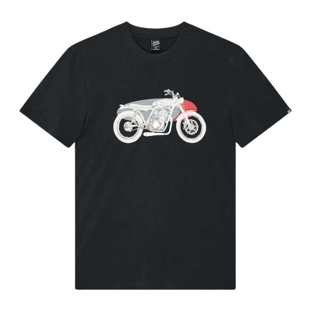 Deus Ex Machina Men's Black Drovers Dog Tee - T-Shirts - L - Tops