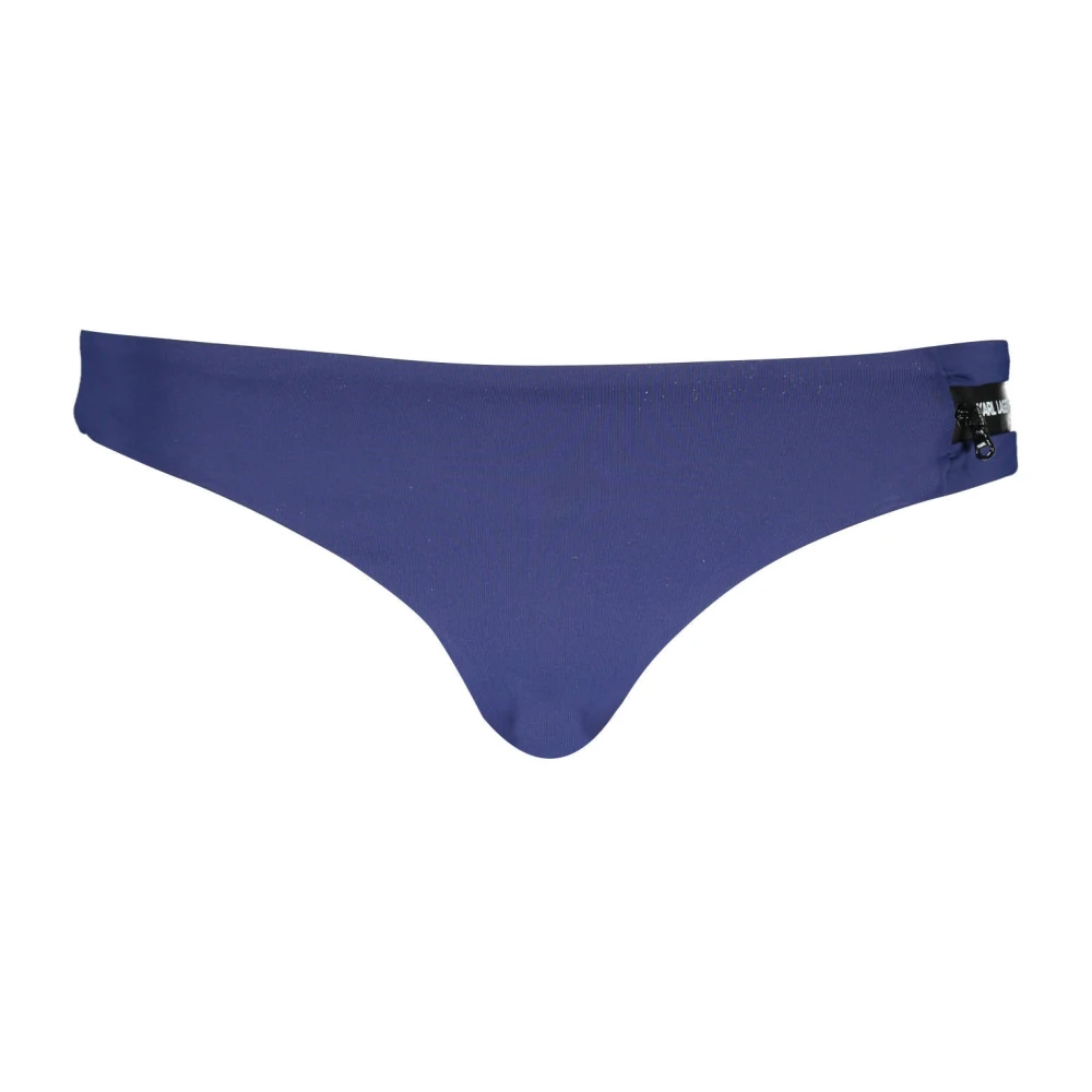 Karl Lagerfeld Women's Blue Bikinis, Xs, Costume Part Underwoman