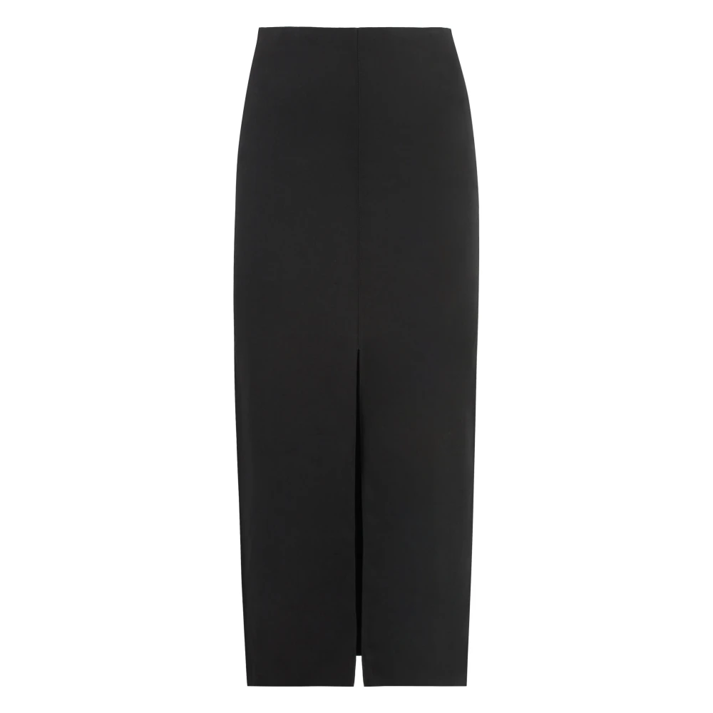 Isabel marant Katoenen Cady Midi Rok met Split Black Dames