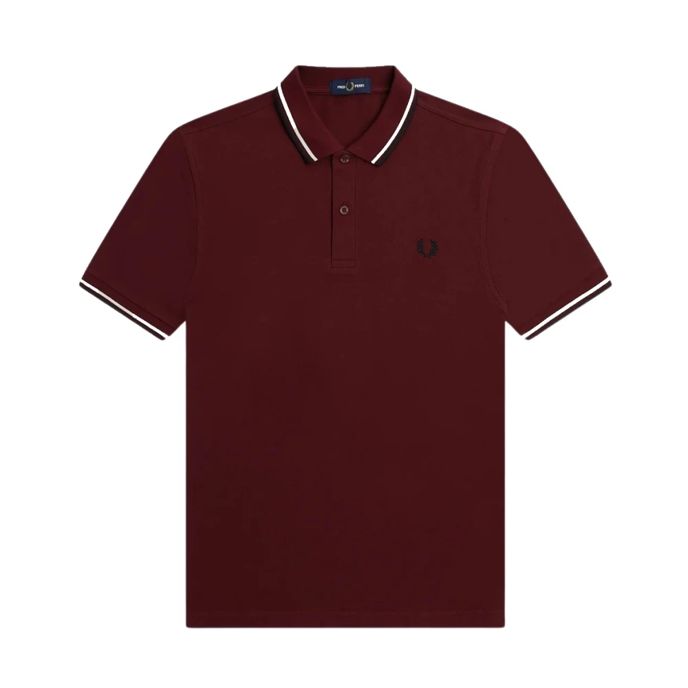 Fred Perry Polo Shirts Red Heren