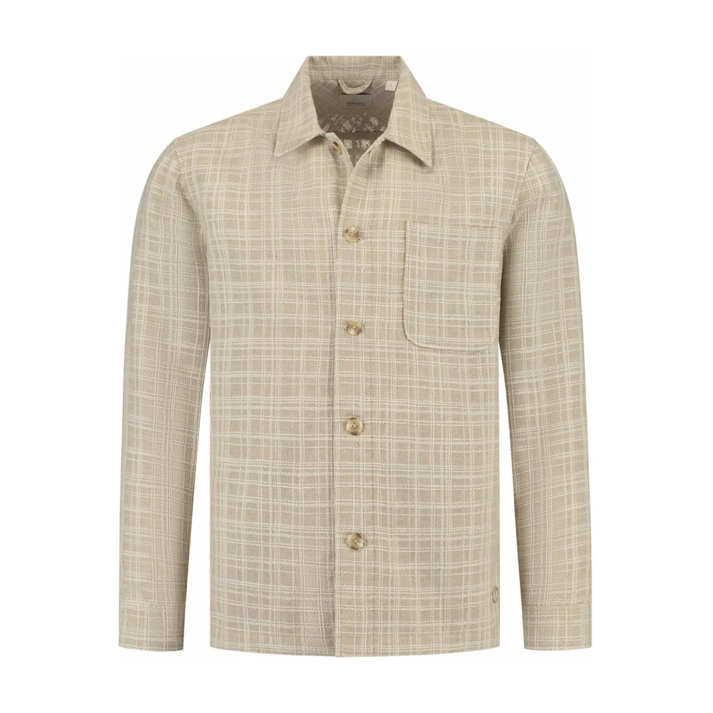 Dstrezzed Lino Overshirt Jack Beige Heren