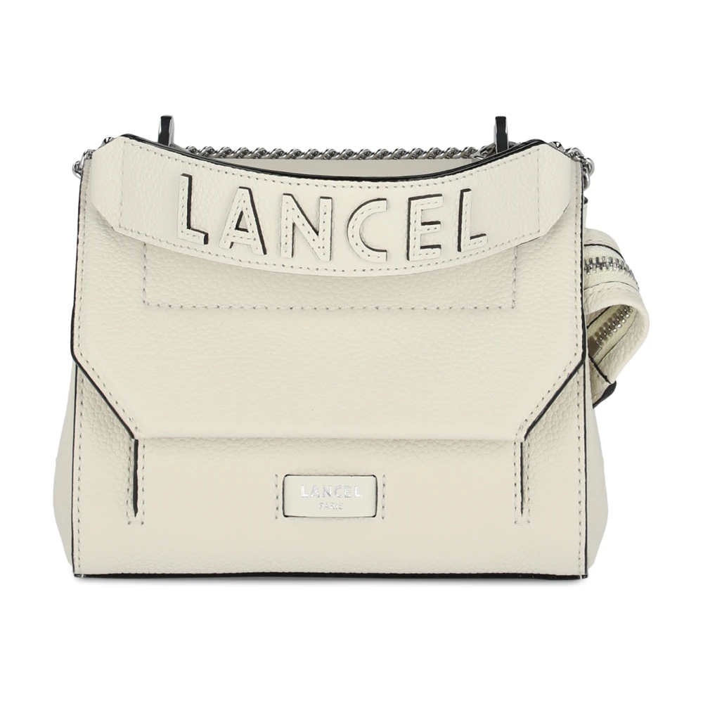 Lancel Women's White Leather Crossbody Bag Ninon - Handbags - One Size - Bags