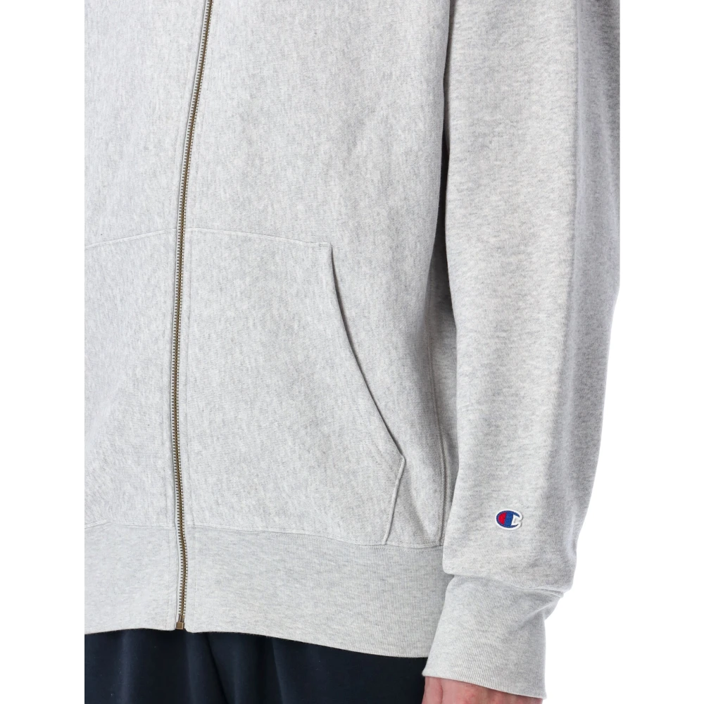 Champion Ritssluiting Hoodie Gray Heren