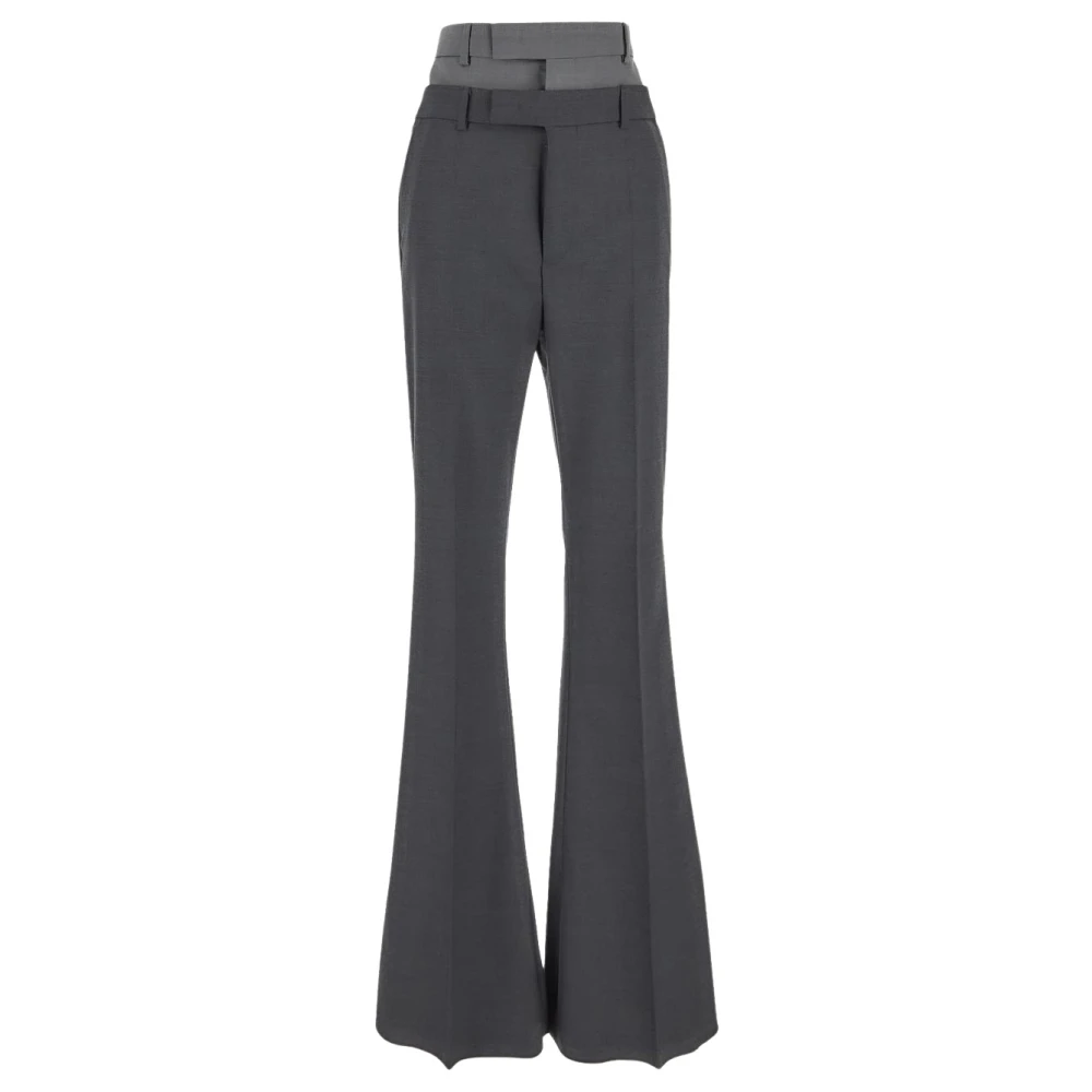 SPORTMAX Wollen Lince Broek Gray Dames