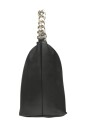 chain-handle-leather-bag-black