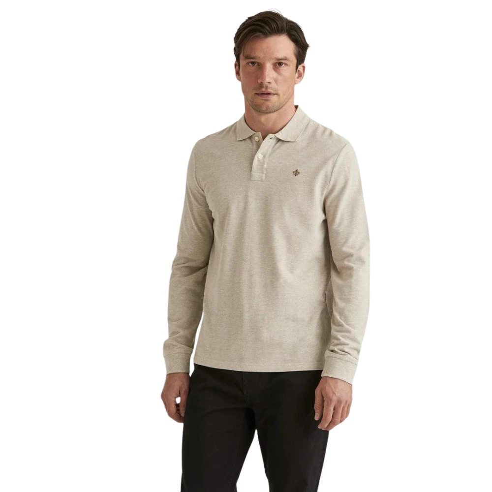 Camden Long Sleeve Polo Khaki