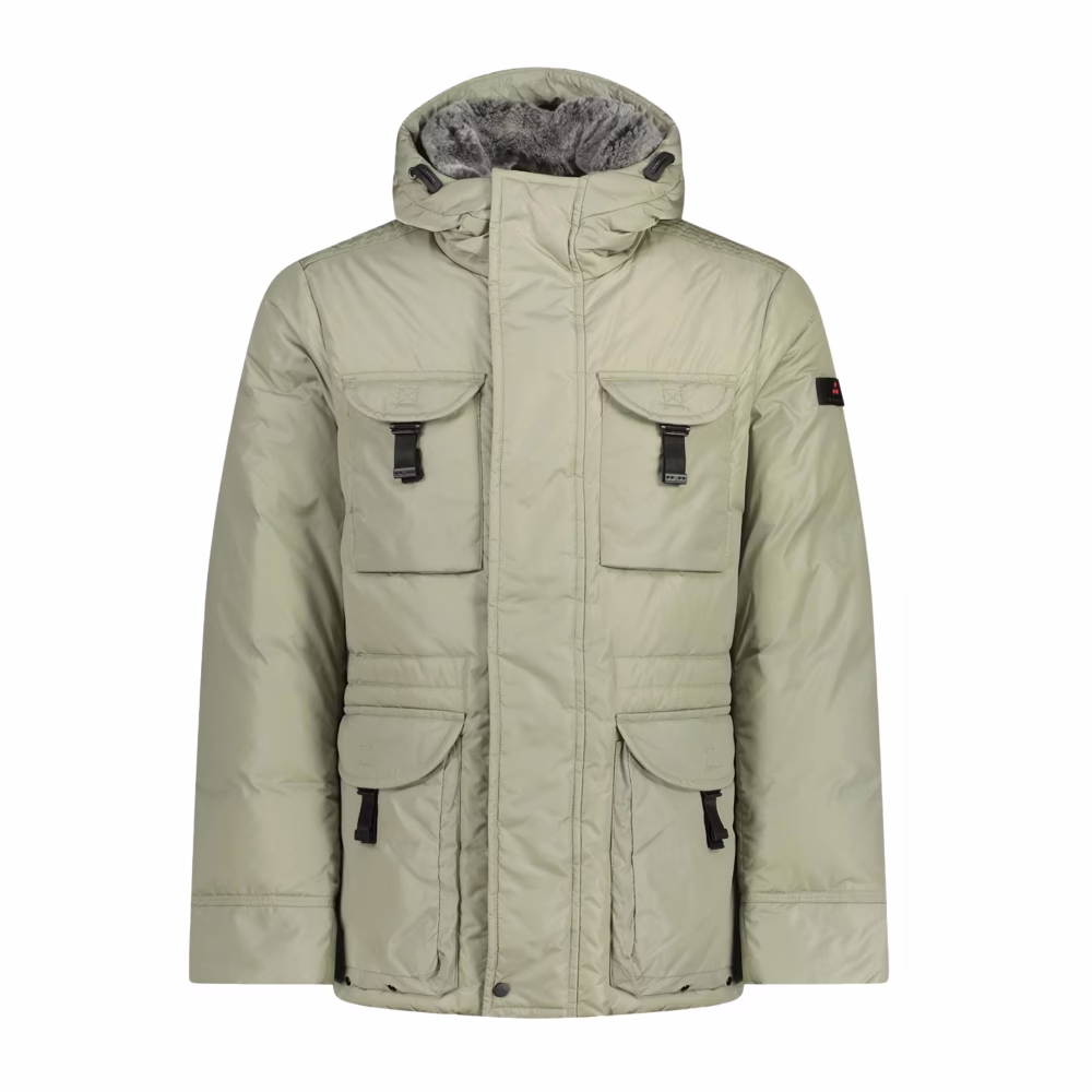 Recycelte Daunen Pelzjacke