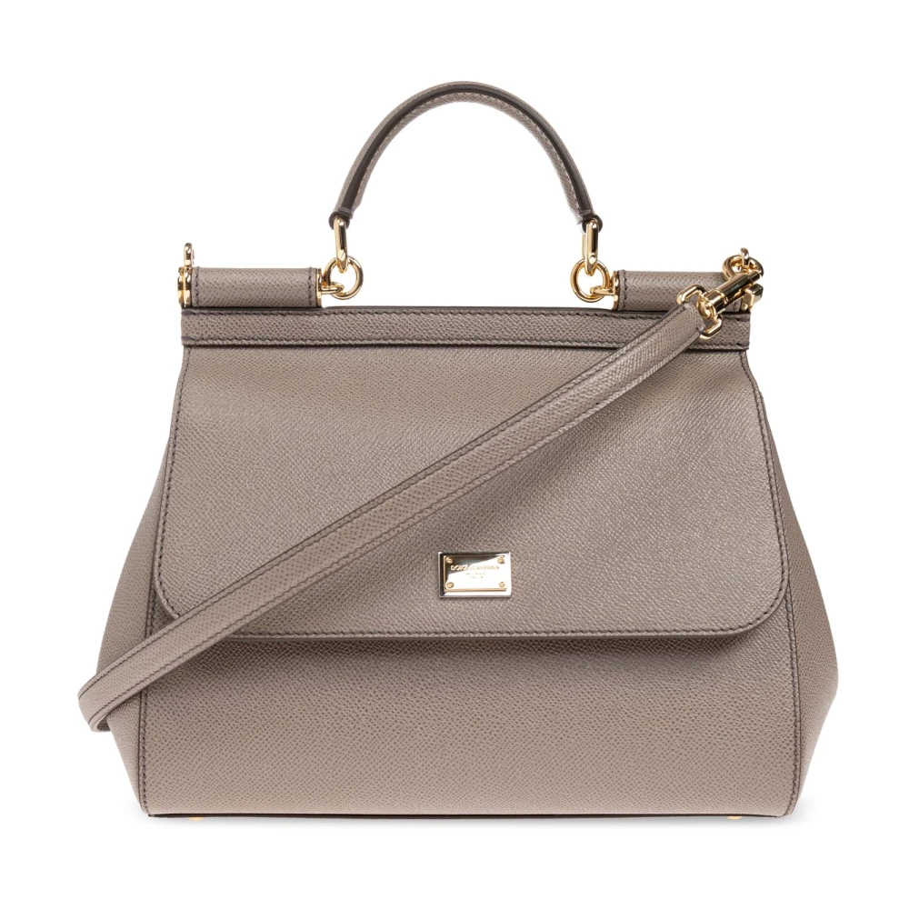 Dolce & Gabbana Women's Beige Handbags, One Size, Large Sicily Handbag