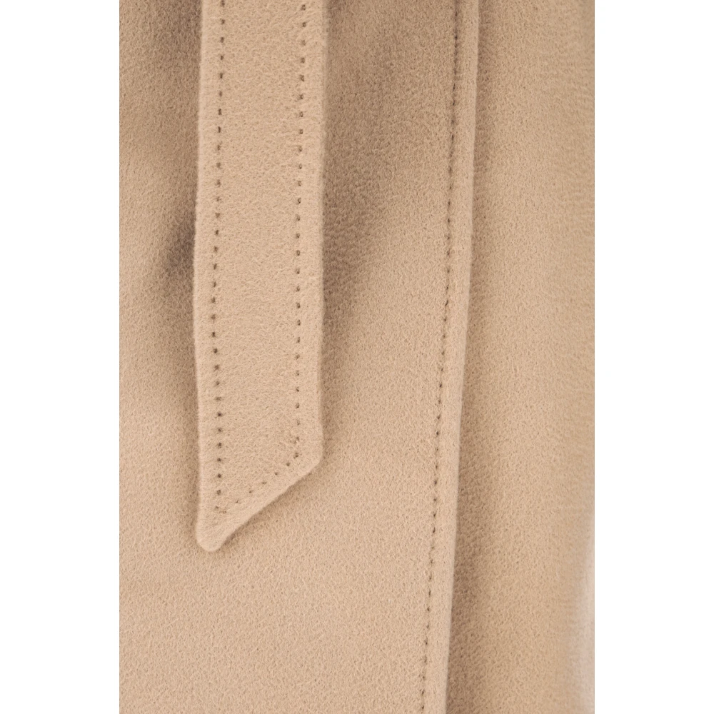 Max Mara Weekend Gestreepte jas Beige Dames