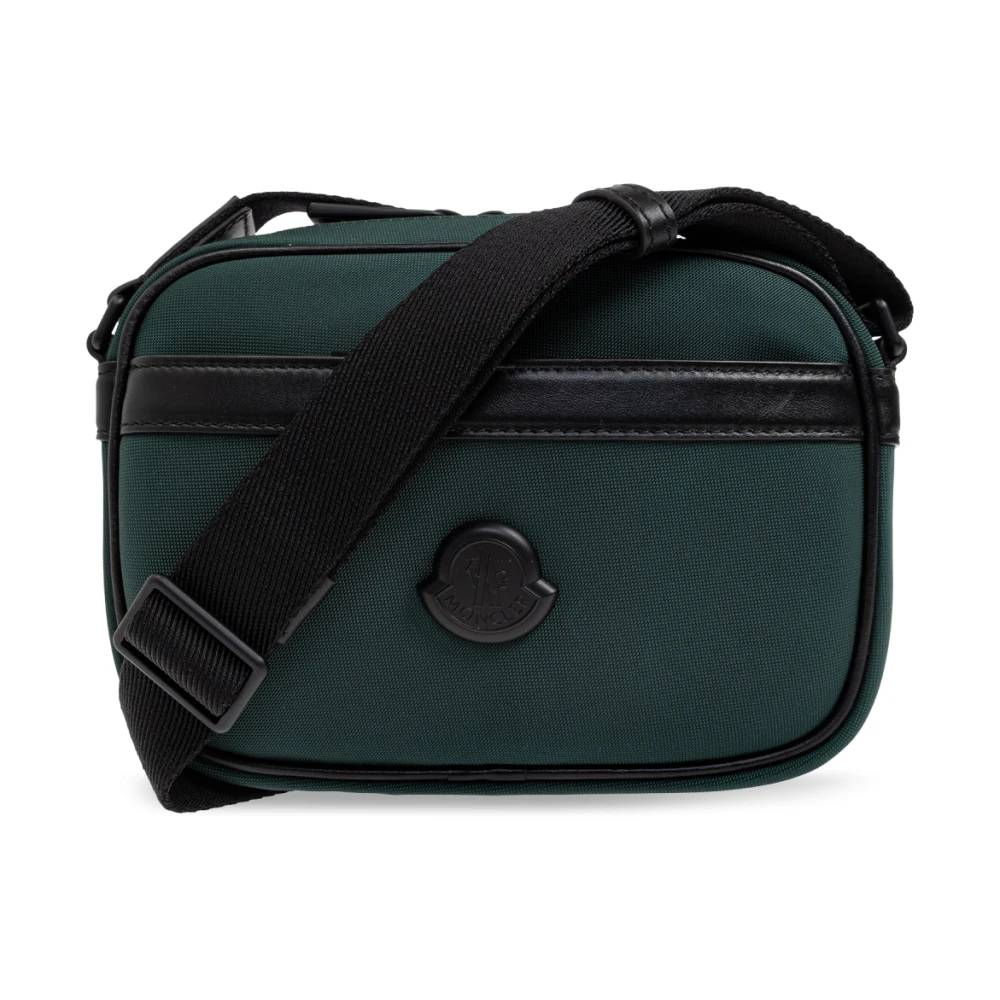 Moncler Groene Crossbody Tas met Logopatch Green Heren