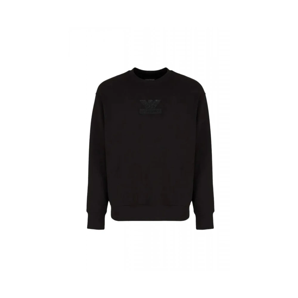 Emporio Armani Uomo Nero - Felpe & Felpe Con Cappuccio > Felpe - Sweatshirts & Hoodies - L