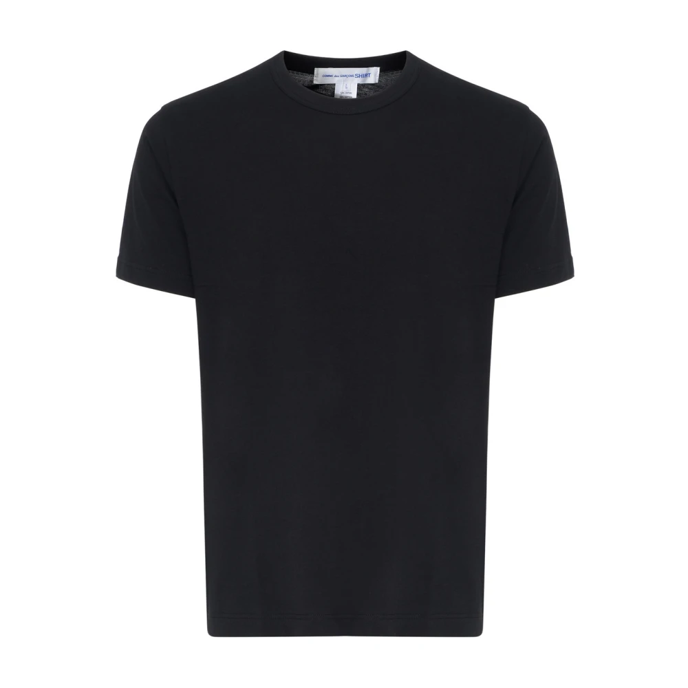 Comme des Garçons Gebreid T-shirt in zwart Black Heren