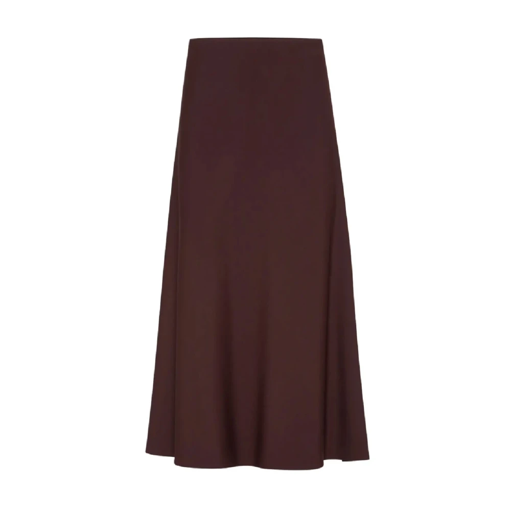 Brunello Cucinelli Women's Brown Elegant Gonna Skirt